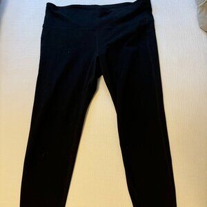 GapFit High Rise Power Full Length Leggings (Size: XL; Color: Black)